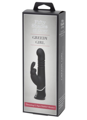 Greedy Girl Thrusting G-Spot Rabbit Vibrator